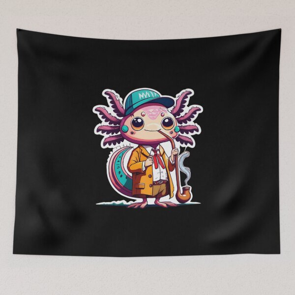 Item preview, Cute Axolotl Philosopher designed and sold by Graphics Galore.
