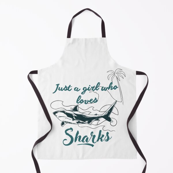 Item preview, Just a girl who loves sharks designed and sold by Lmbr-shop.