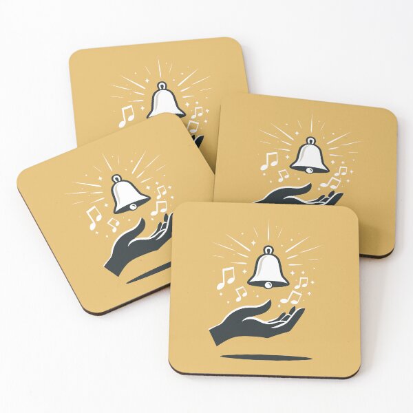 Item preview, Hand Bell Icon Logo for handbell ringers designed and sold by SubtleSplit.