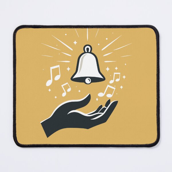 Item preview, Hand Bell Icon Logo for handbell ringers designed and sold by SubtleSplit.