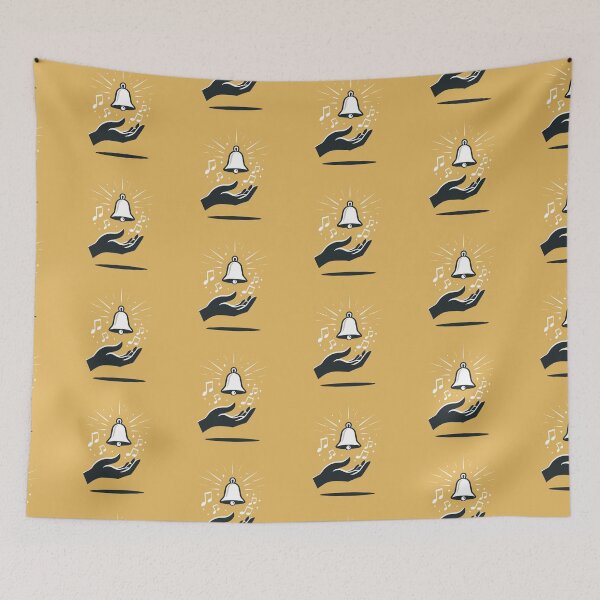 Item preview, Hand Bell Icon Logo for handbell ringers designed and sold by SubtleSplit.