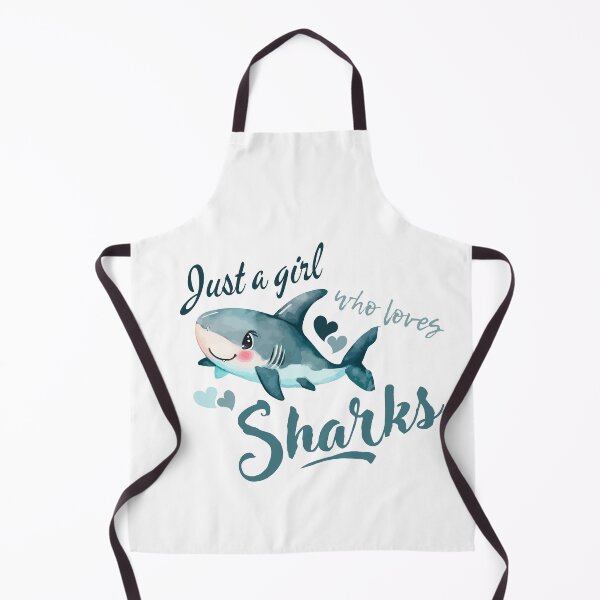 Item preview, Just a girl who loves sharks designed and sold by Lmbr-shop.