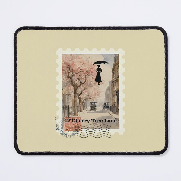 Item preview, Mary Poppins Number 17 Cherry Tree Lane London Stamp designed and sold by stargazerhill.