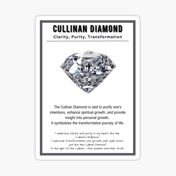 Item preview, Diamond Meaning Arts: Cullinan Diamond designed and sold by DesignEssenceH.