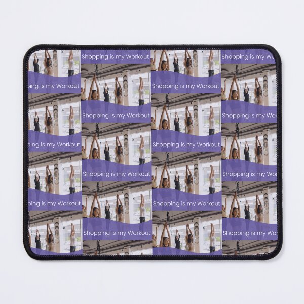 Item preview, Fun art - Shopping is my Workout designed and sold by Dorothea Neumann.
