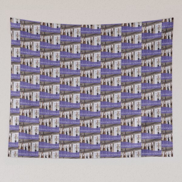 Item preview, Fun art - Shopping is my Workout designed and sold by Dorothea Neumann.
