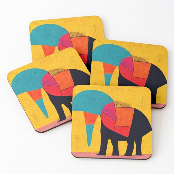 Item preview, Explore Simplistic & Minimalistic African Elephant Art designed and sold by ArtificialGenes.