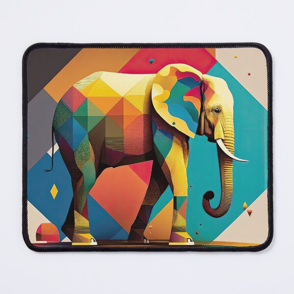 Item preview, Explore Simplistic & Minimalistic African Elephant Art designed and sold by ArtificialGenes.