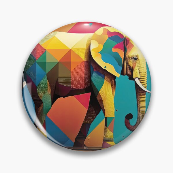 Item preview, Explore Simplistic & Minimalistic African Elephant Art designed and sold by ArtificialGenes.