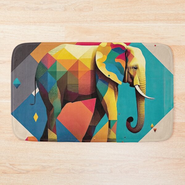 Item preview, Explore Simplistic & Minimalistic African Elephant Art designed and sold by ArtificialGenes.