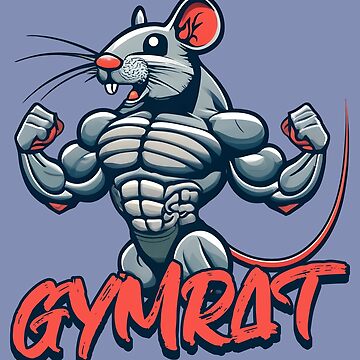 Gym Rat - Camiseta de ratas musculares musculares, animales, enfermedad y  ratas