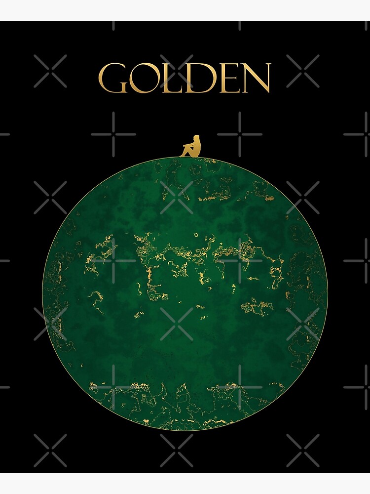 Jungkook Golden album metallic logo, Jungkook Seven, BTS Jungkook / Golden  off white Poster for Sale by SoloAutenica