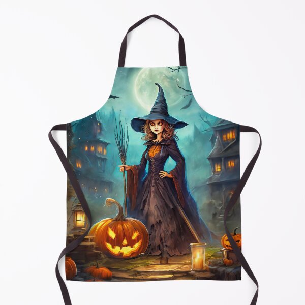 Item preview, Halloween Scene - Witch designed and sold by ArtFactoryAI.