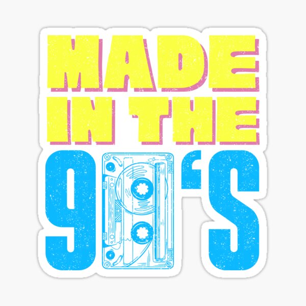 90s Kid Sticker – Made In The Mitten