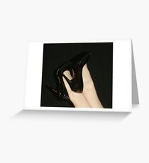 ITS ALL ABOUT THE SHOES Greeting Card