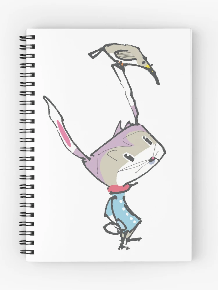 Thumbnail 1 of 3, Journal, Bunny Bird - Retro Rabbit designed and sold by Rickybrook.