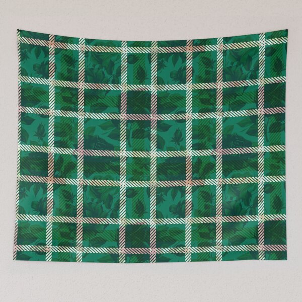 Item preview,  Open Gingham Style Green designed and sold by Fabricatemyart.