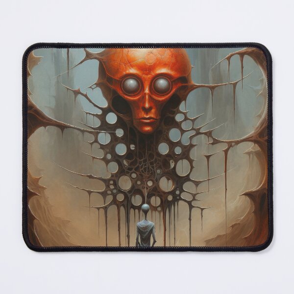Item preview, Abyssal Mirage: Faces Lost in Surreal Shadows designed and sold by Mullet Monkey.
