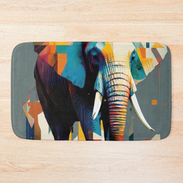 Item preview, Explore Simplistic & Minimalistic African Elephant Art designed and sold by ArtificialGenes.