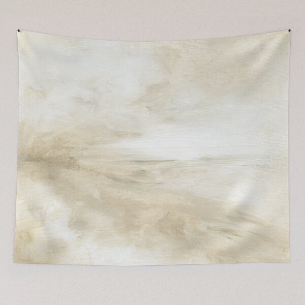 Item preview, Glimmer - Neutral Modern Abstract Painting, Earth Tone Abstract Soft Landscape designed and sold by nlsdesignllc.