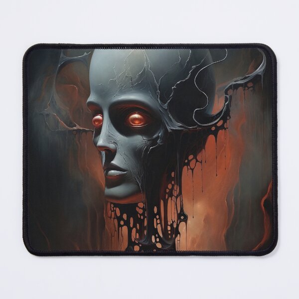 Item preview, Obsidian Dreams: Surreal Face in the Abyss designed and sold by Mullet Monkey.