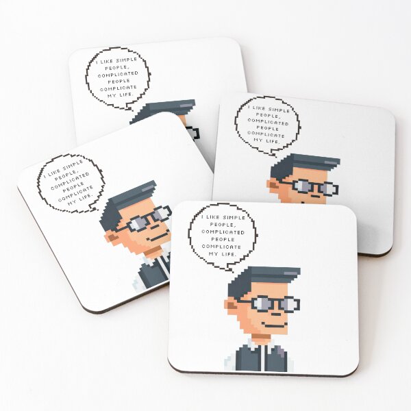 Item preview, I like simple people, complicated people complicate my life | Pixel Style designed and sold by CircinusStore.