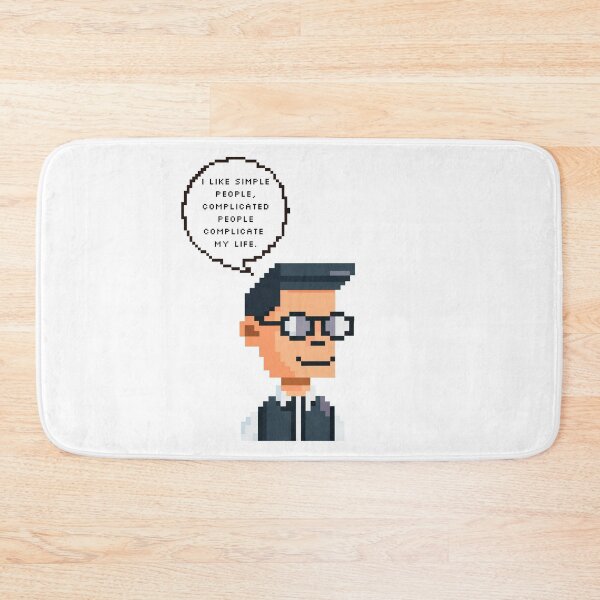 Item preview, I like simple people, complicated people complicate my life | Pixel Style designed and sold by CircinusStore.