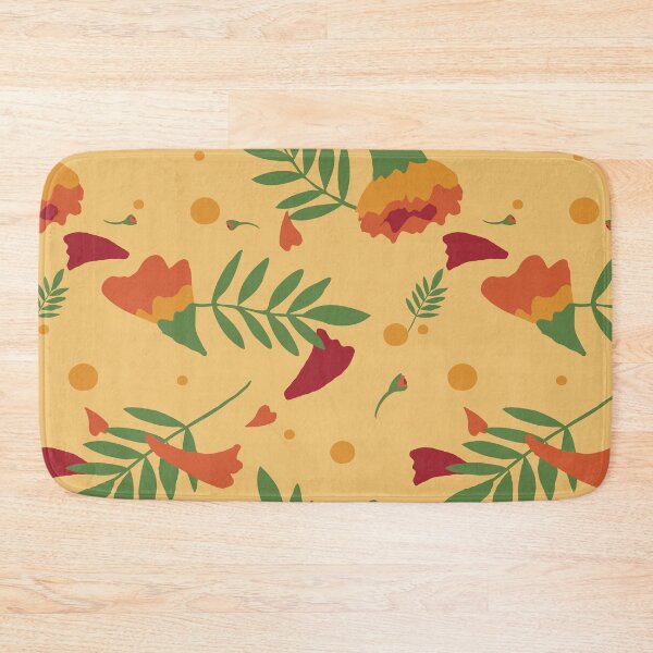 Item preview, Petals & Leaves Yellow  designed and sold by RedRubi.