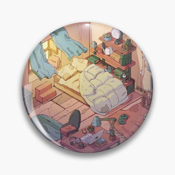 Item preview, Didgital Drawing of Cozy isometric Fantasy Room designed and sold by Algaliar23.