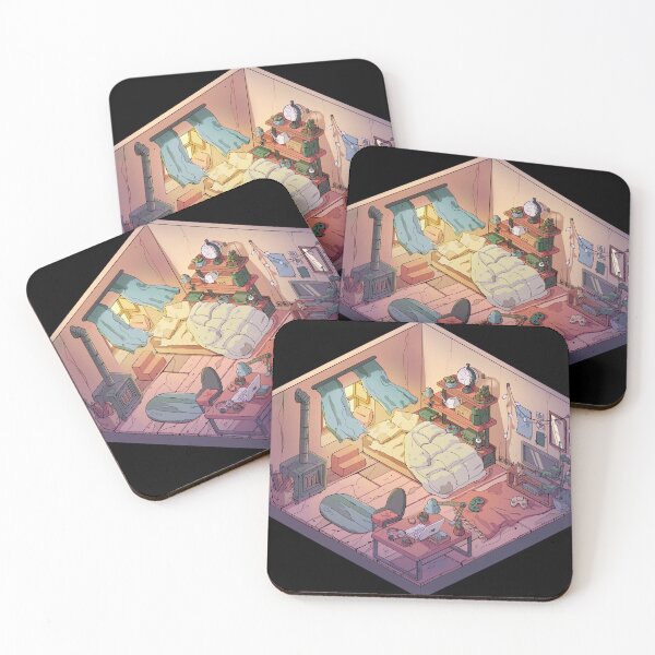 Item preview, Didgital Drawing of Cozy isometric Fantasy Room designed and sold by Algaliar23.