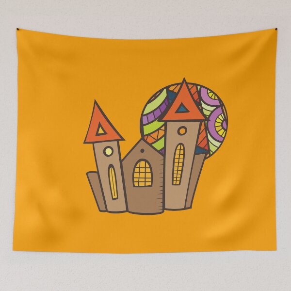 Item preview, cartoon halloween castle designed and sold by yaZzaboy.
