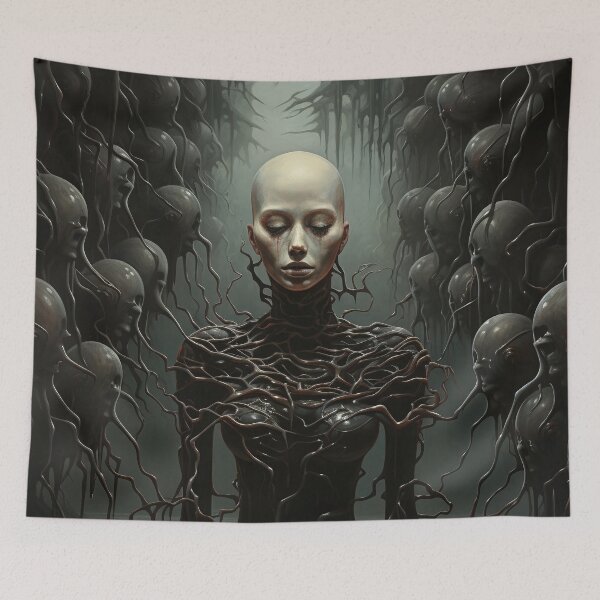 Item preview, Nocturnal Whispers: Enigmatic Surreal Expressions designed and sold by Mullet Monkey.