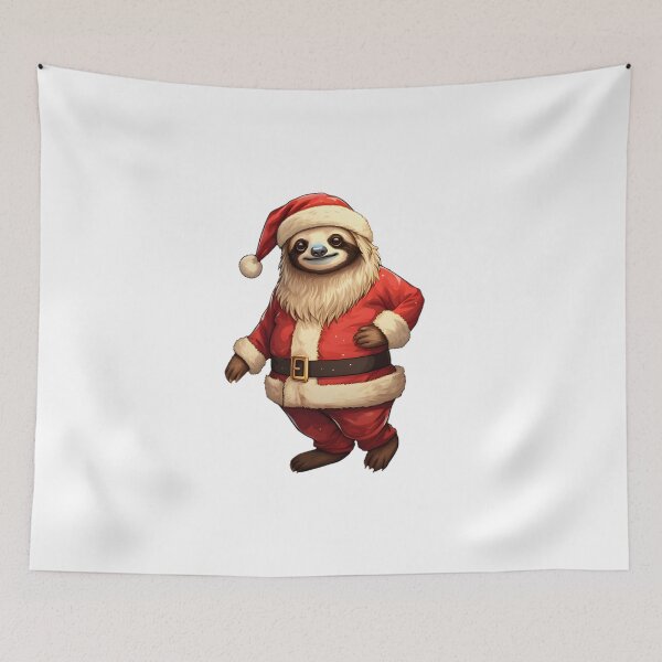Item preview, Santa Sloth funny design  designed and sold by Trendy-Artistry.