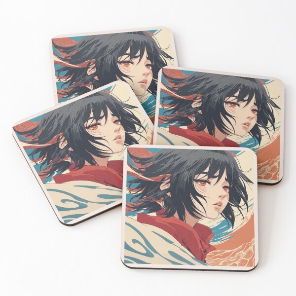 Item preview, Japan Style Ilustration Mikasa designed and sold by InkInspiratons.