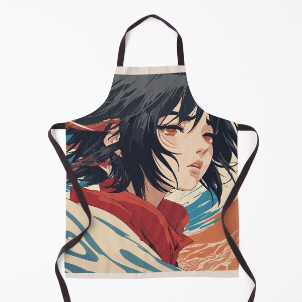 Item preview, Japan Style Ilustration Mikasa designed and sold by InkInspiratons.
