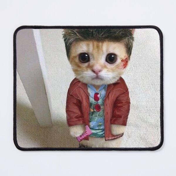 Item preview, Fight Club Tyler Durden Cat designed and sold by sigmawears.