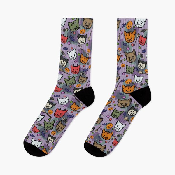 Item preview, Spooky Halloween Cats designed and sold by HenkaDoodles.