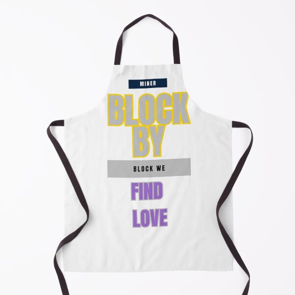 Item preview, Block by Block, We Find Love: A Miner's Quest designed and sold by DesignSwirl.
