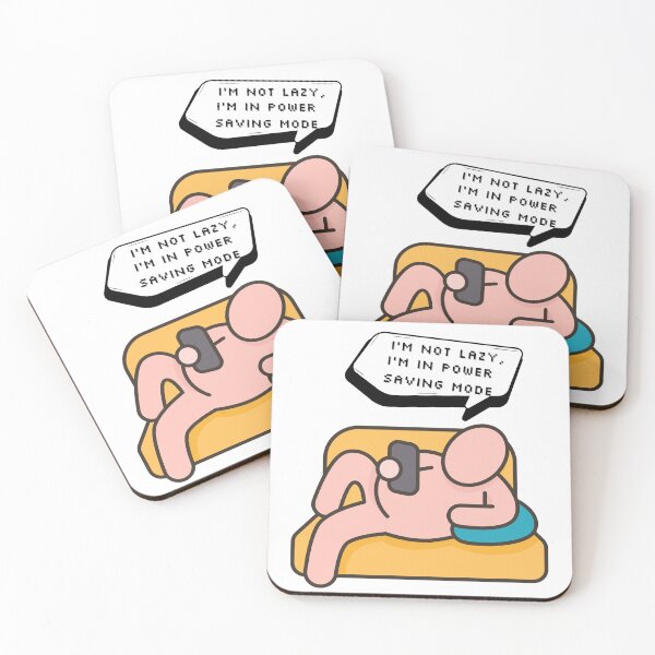 Item preview, I'm not lazy, I'm in power saving mode | Pixel Style designed and sold by CircinusStore.