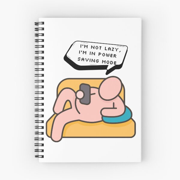 Item preview, I'm not lazy, I'm in power saving mode | Pixel Style designed and sold by CircinusStore.