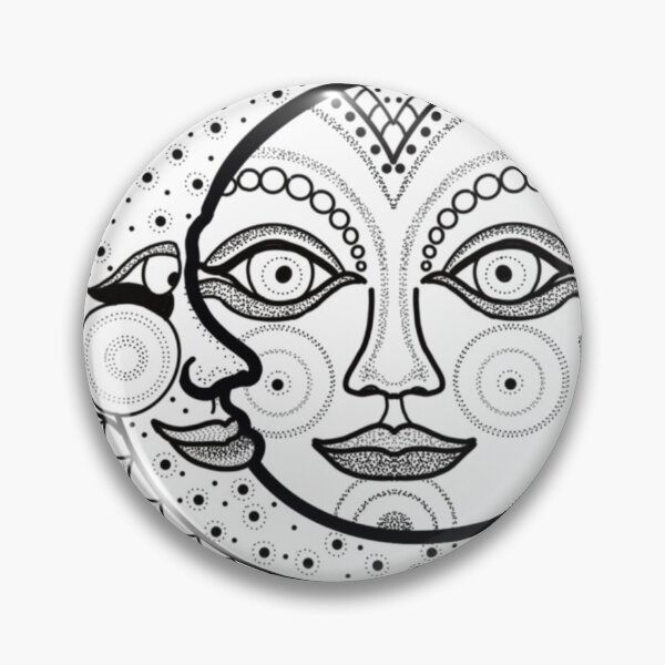 Item preview, Sun and Moon mandala designed and sold by Hurricanegreen.