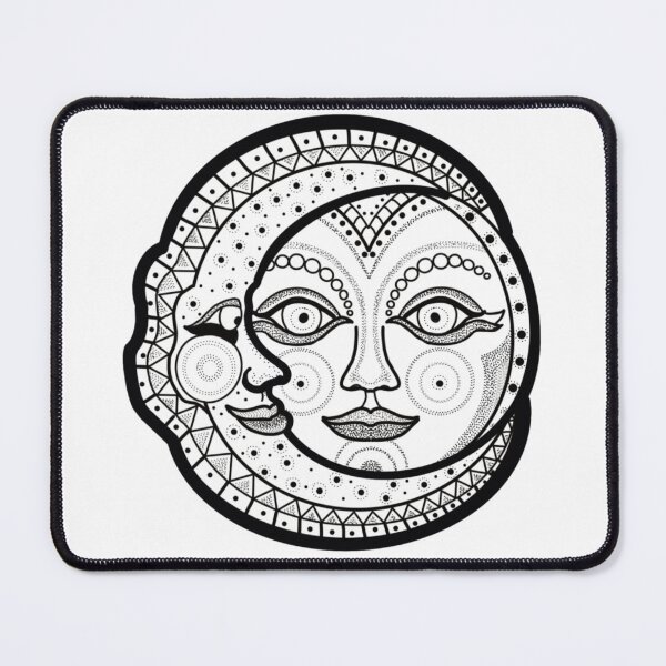 Item preview, Sun and Moon mandala designed and sold by Hurricanegreen.