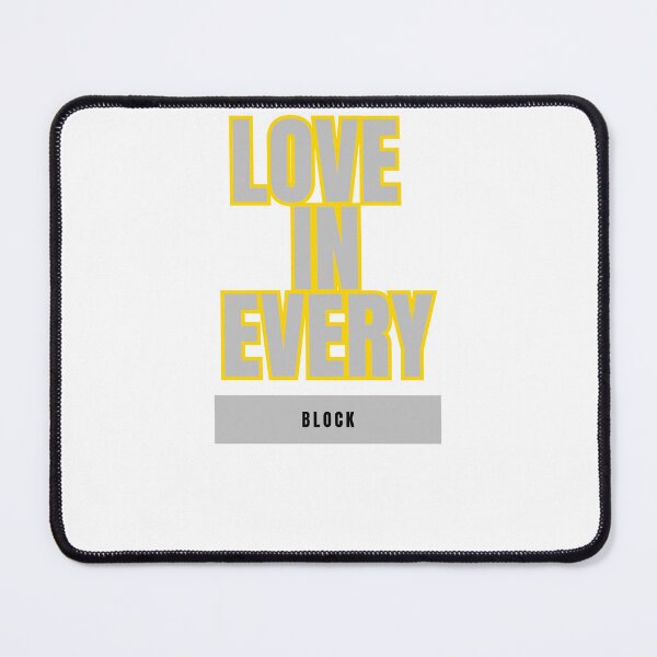 Item preview, Love in Every Block designed and sold by DesignSwirl.