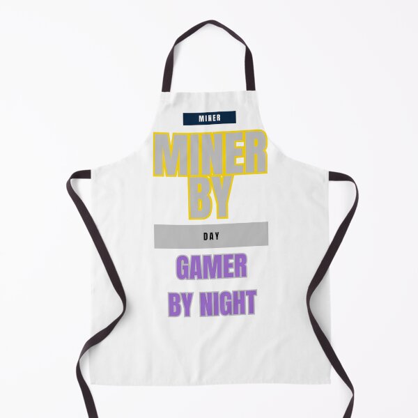 Item preview, Miner by Day, Gamer by Night designed and sold by DesignSwirl.