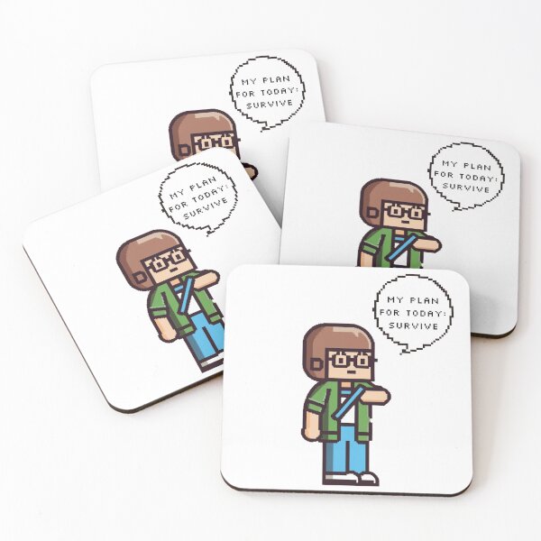 Item preview, My plan for today: survive | Pixel Style designed and sold by CircinusStore.