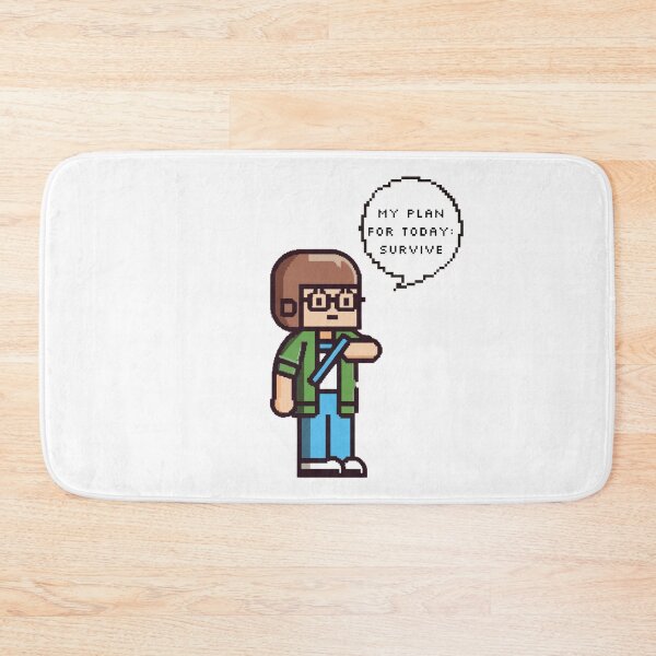 Item preview, My plan for today: survive | Pixel Style designed and sold by CircinusStore.