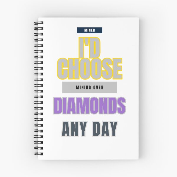 Item preview, Mining Over Diamonds: A Gamer's Choice designed and sold by DesignSwirl.