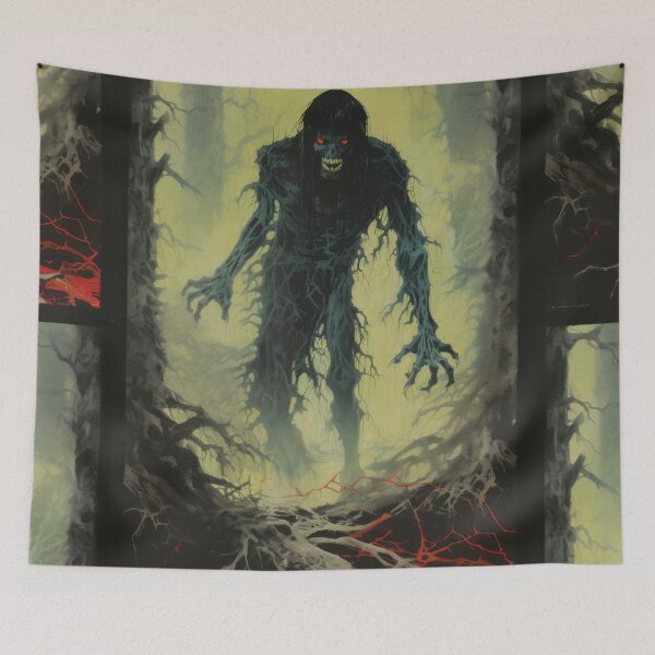 Item preview, Eerie Zombie Wanderer: A 70s Horror Journey designed and sold by Piotrek0001.