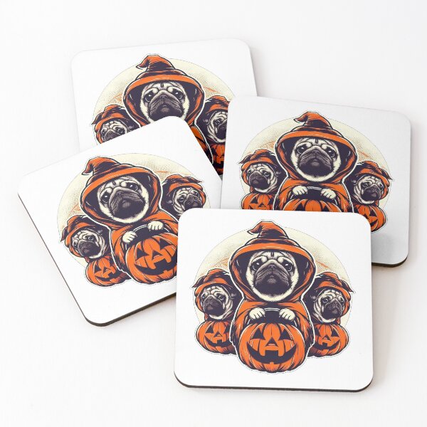 Item preview, Pug-kin Patch: The Cutest Halloween Accessory designed and sold by FunnyFarmDesign.
