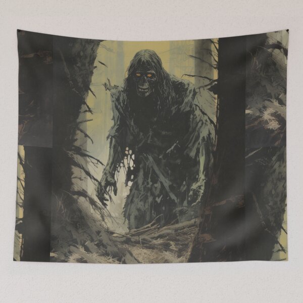 Item preview, Eerie Zombie Wanderer: A 70s Horror Journey designed and sold by Piotrek0001.